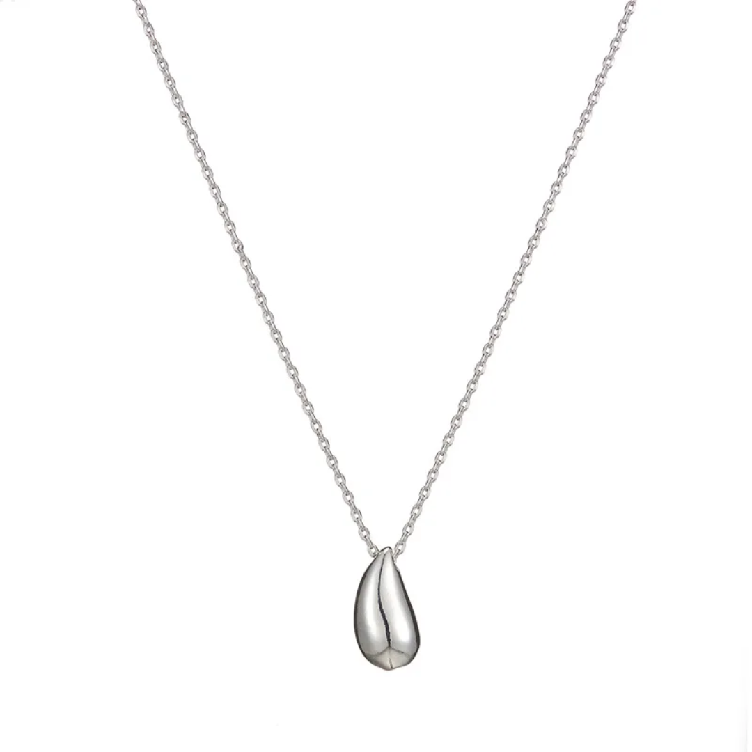 Stainless Steel Minni-Water Drop Necklace