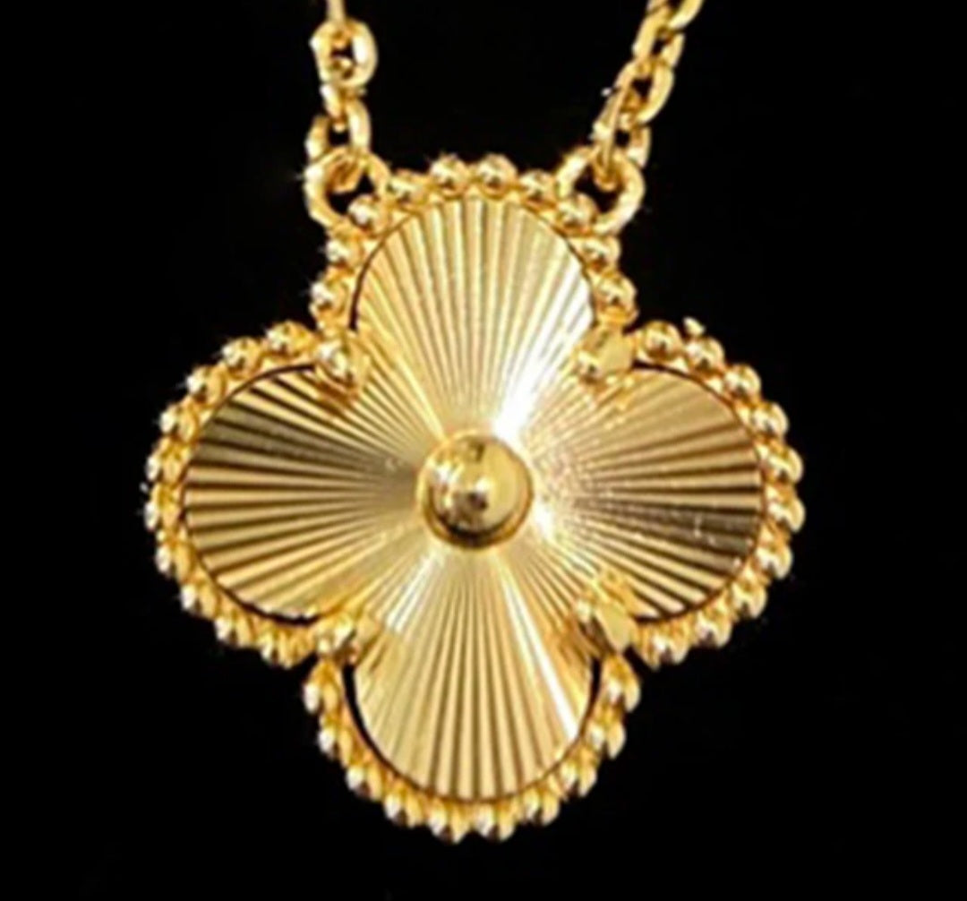 Van Cleef inspired Lazer Gold and Silver Jewelry Collection