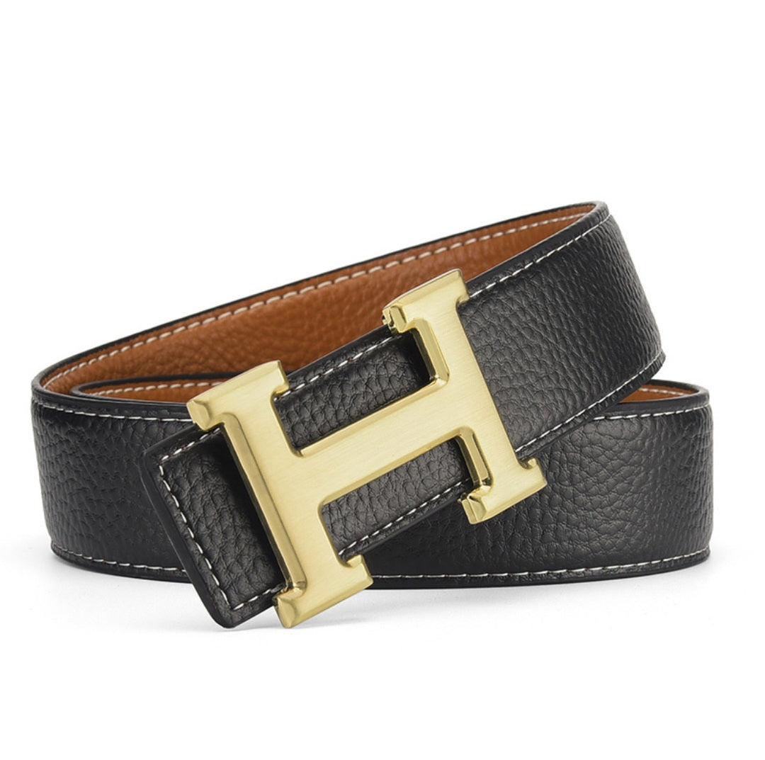 Hermès inspired Reversible Calfskin Belt