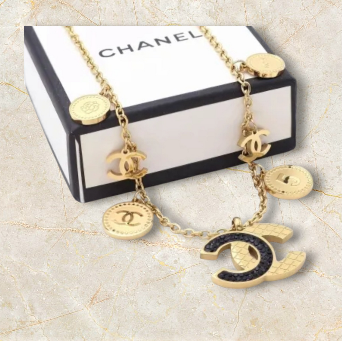 Chanel inspired necklace