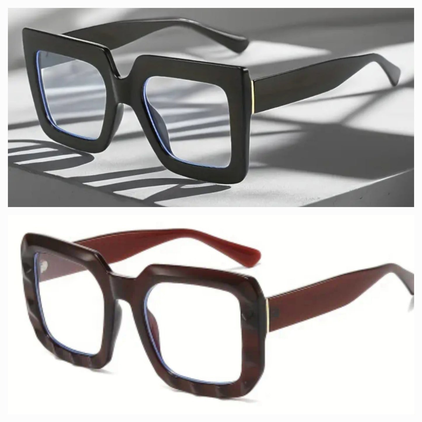 Oversized square eyewear