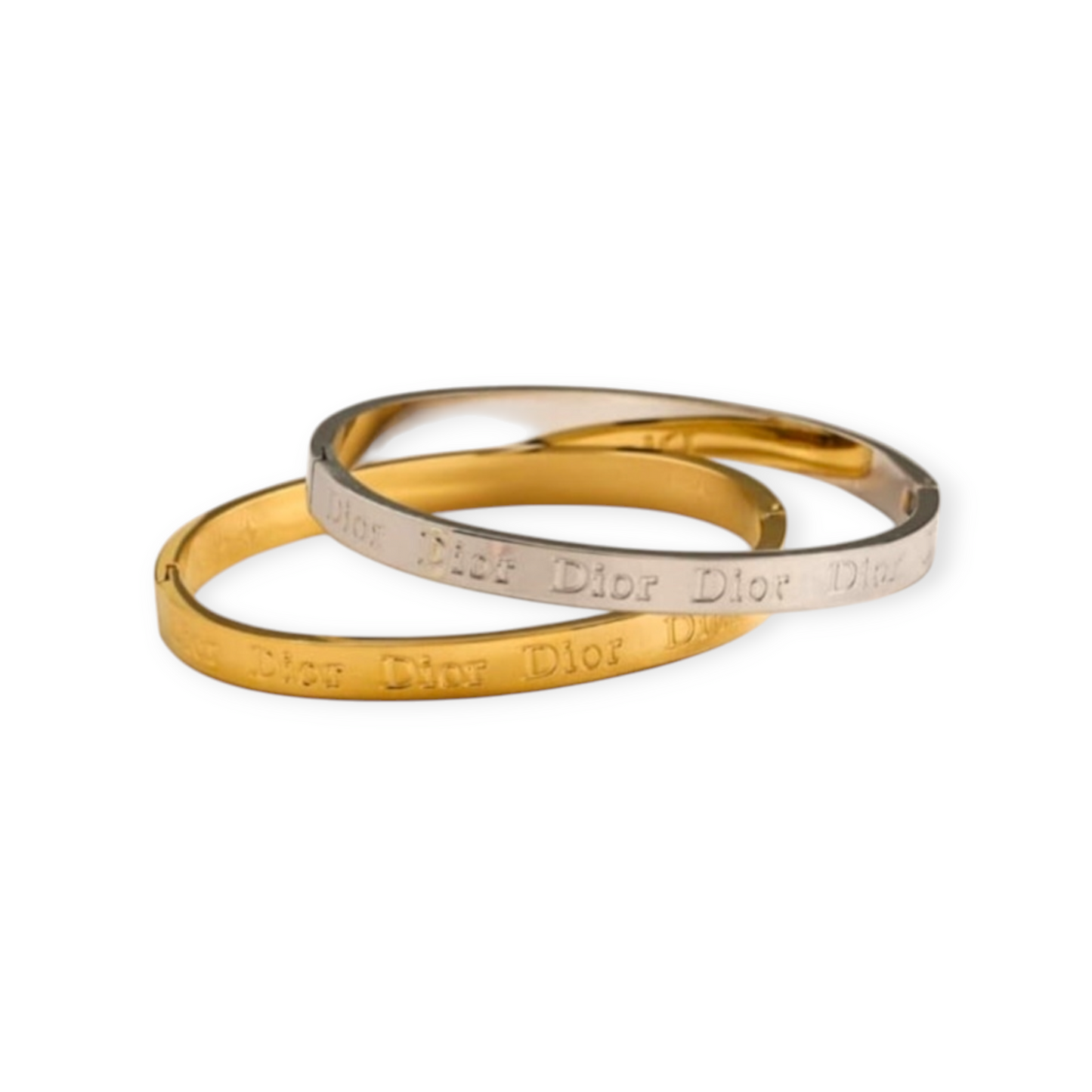 Christian Dior stainless bangles