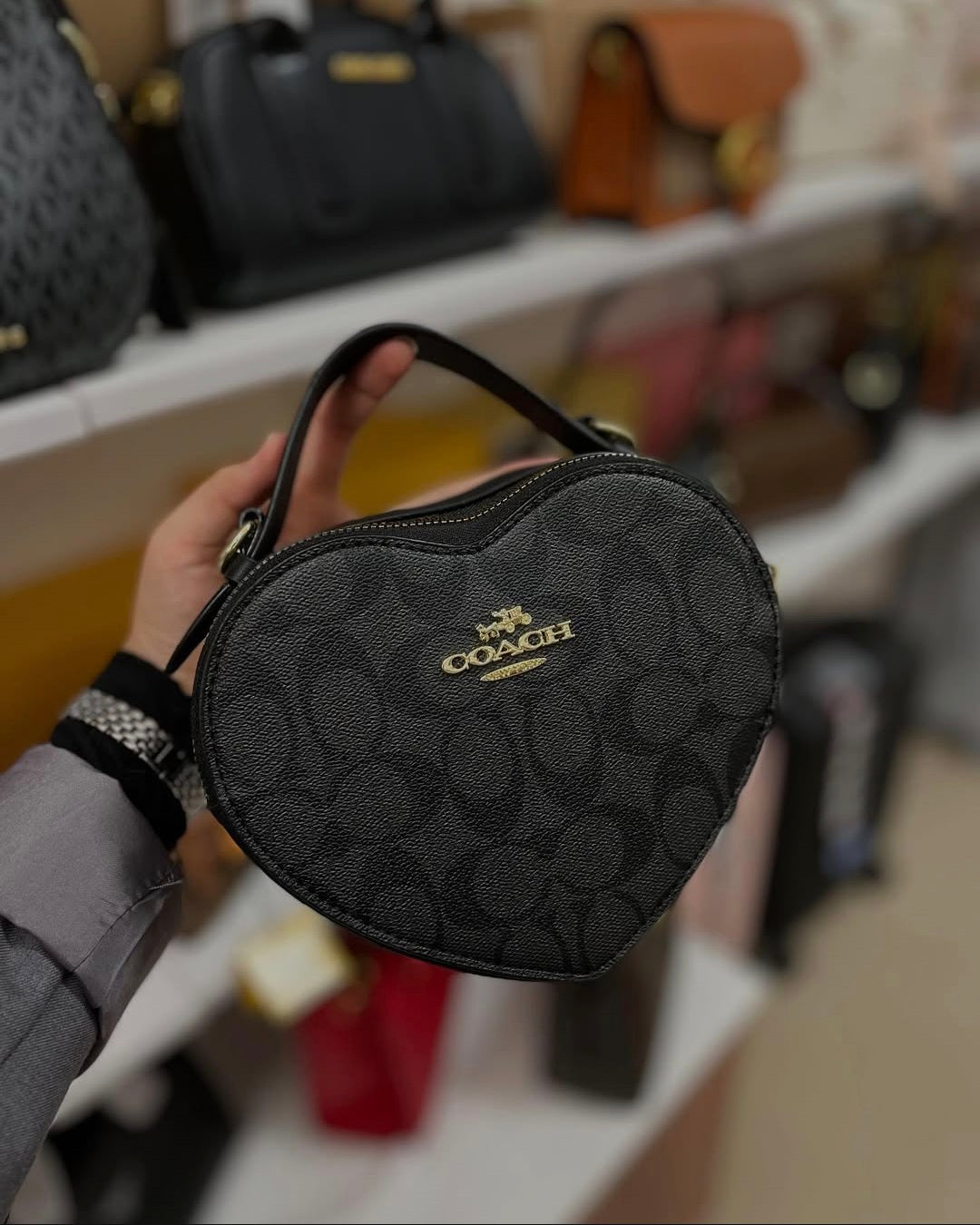Coach Heart Shape handbag