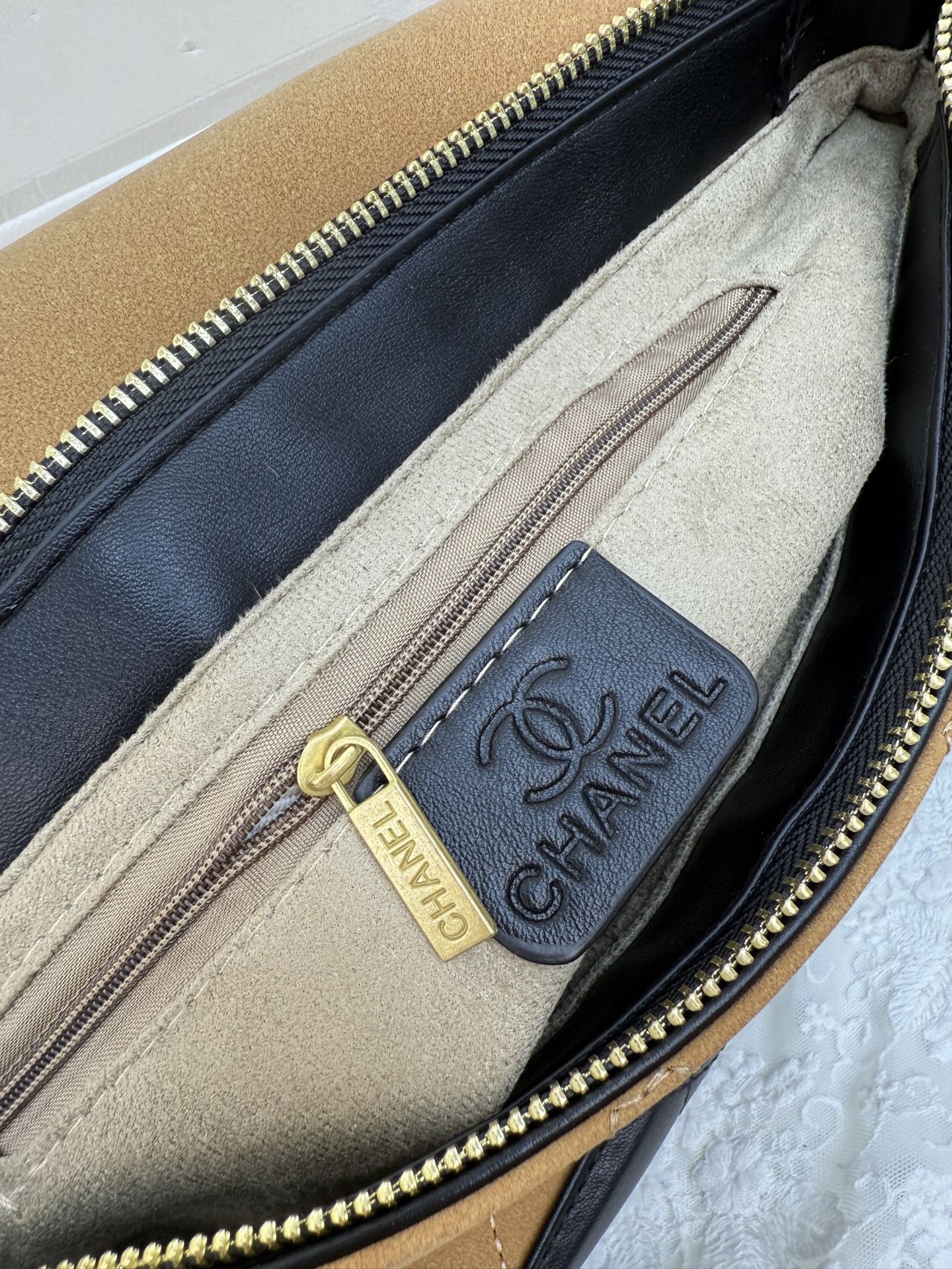 Chanel inspired Suade Handbag