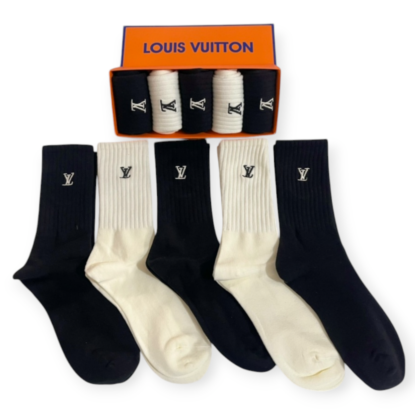 LV Designer Inspired socks