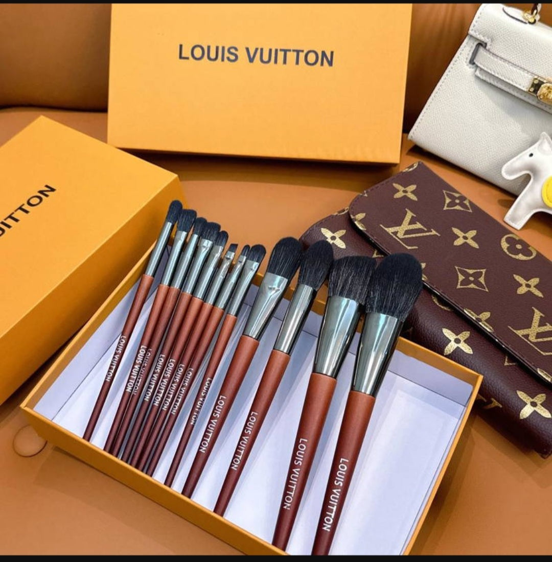 LV inspired Makeup Brush set