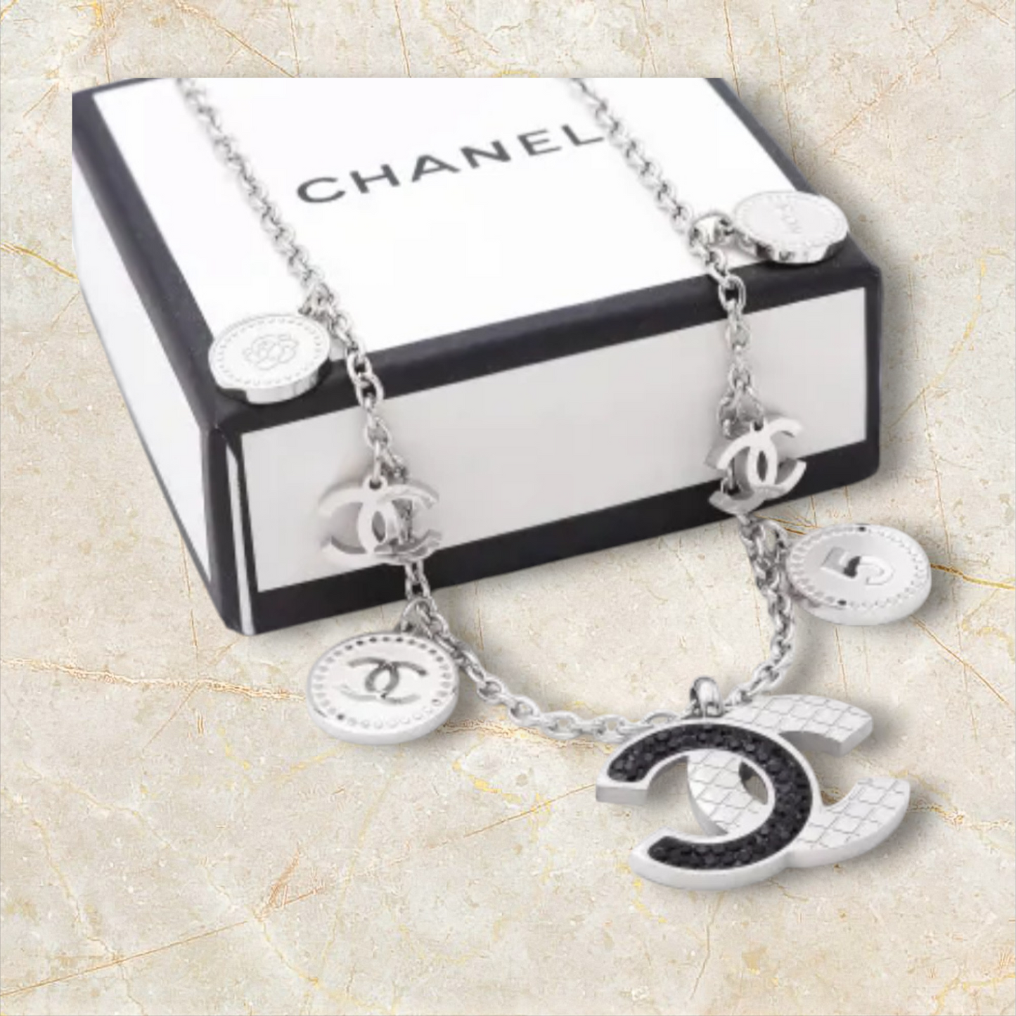 Chanel inspired necklace