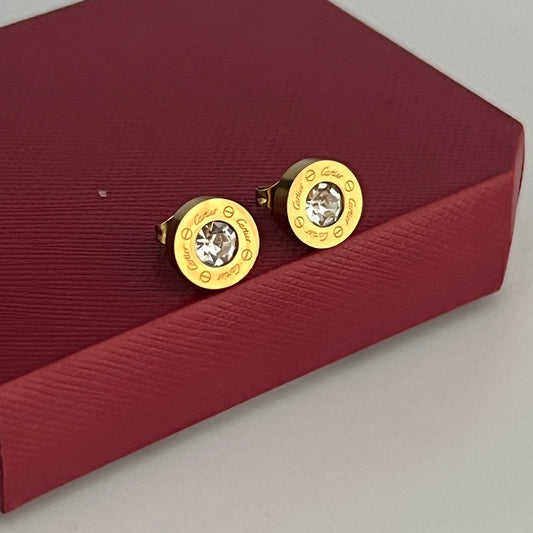 Cartier inspired Stud Earrings