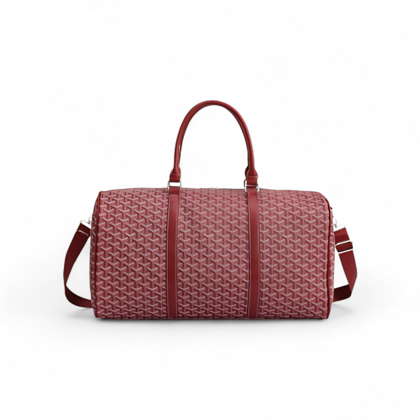 Goyard Inspired Duffle Bag