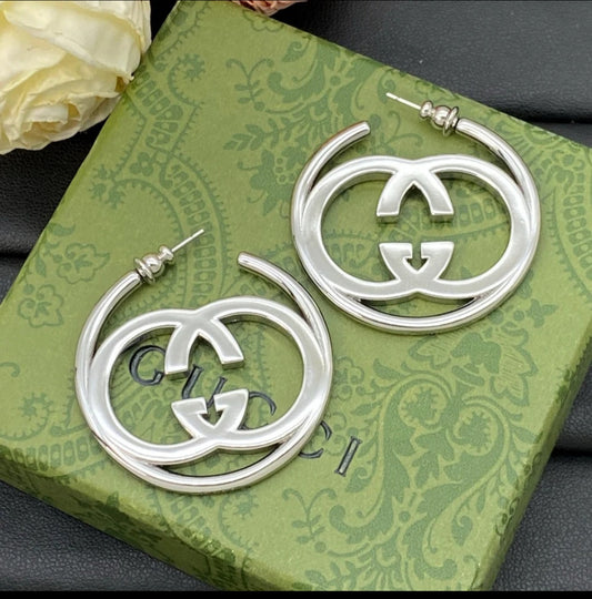 Gucci inspired Hoop Earrings