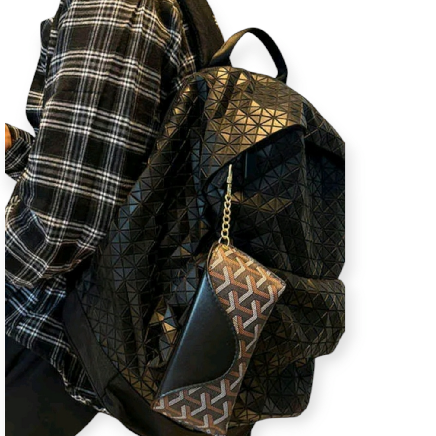 Goyard Inspired eyewear case and holder 7*4"