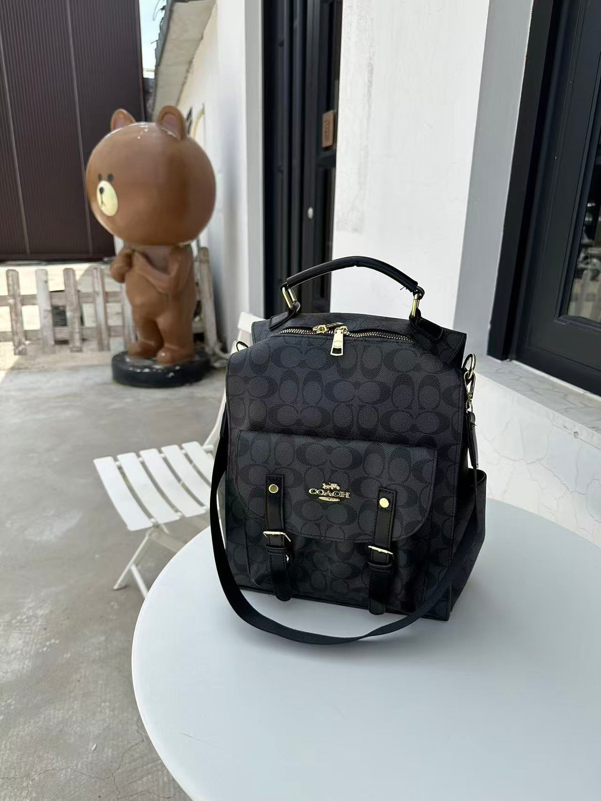 Coach inspired Backpack