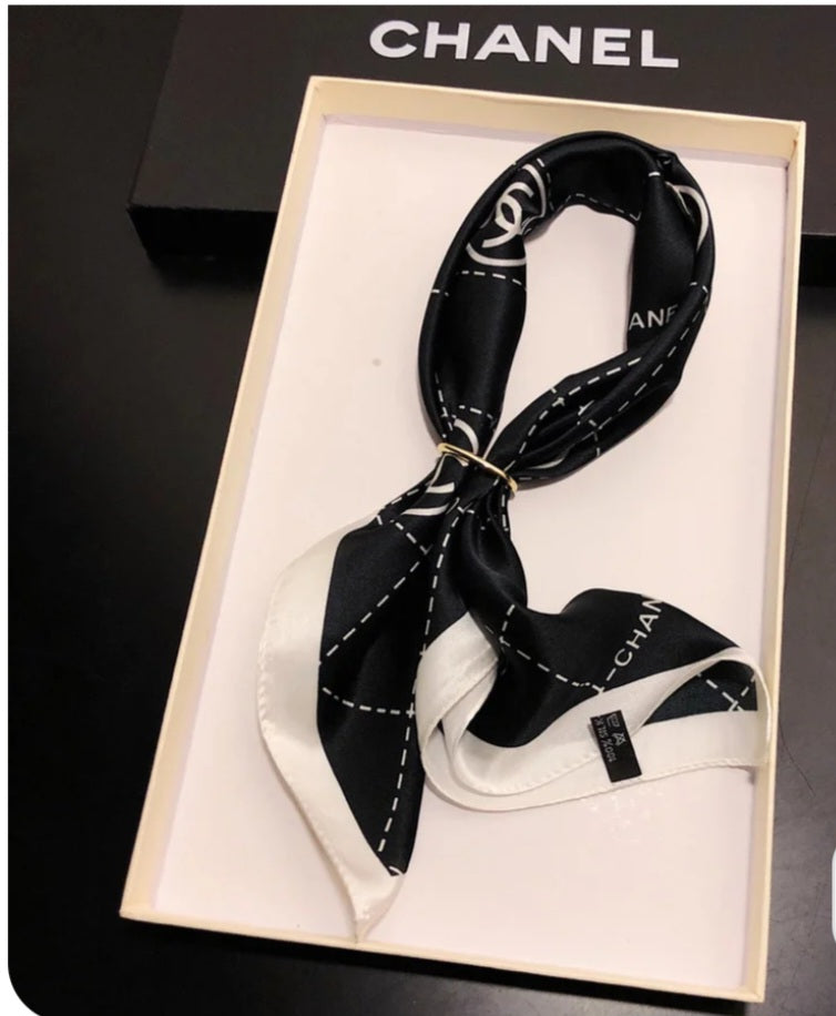Chanel inspired Square Scarf