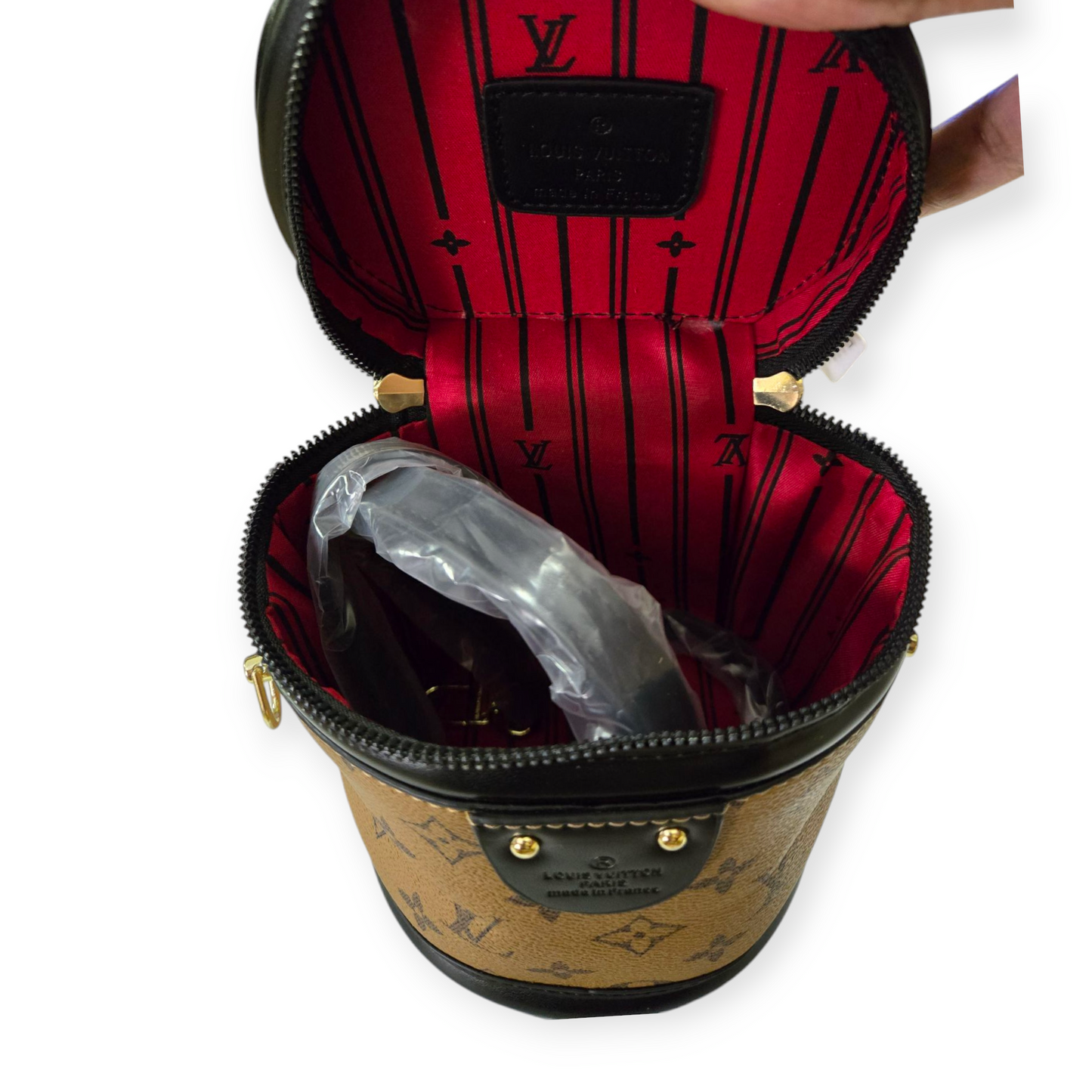 LV Inspired Bucket Handbag