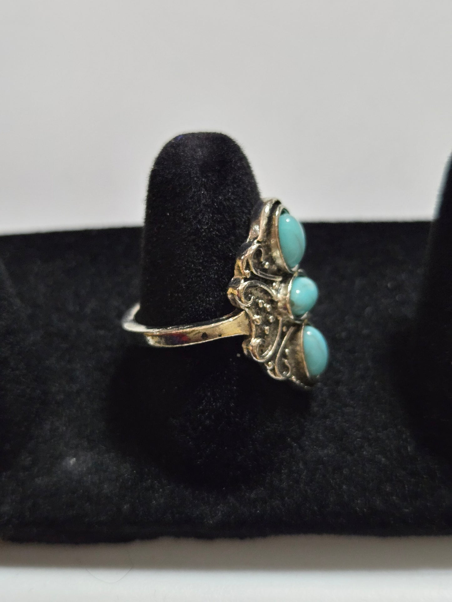 Boho Vintage inspire Turquoise Rings