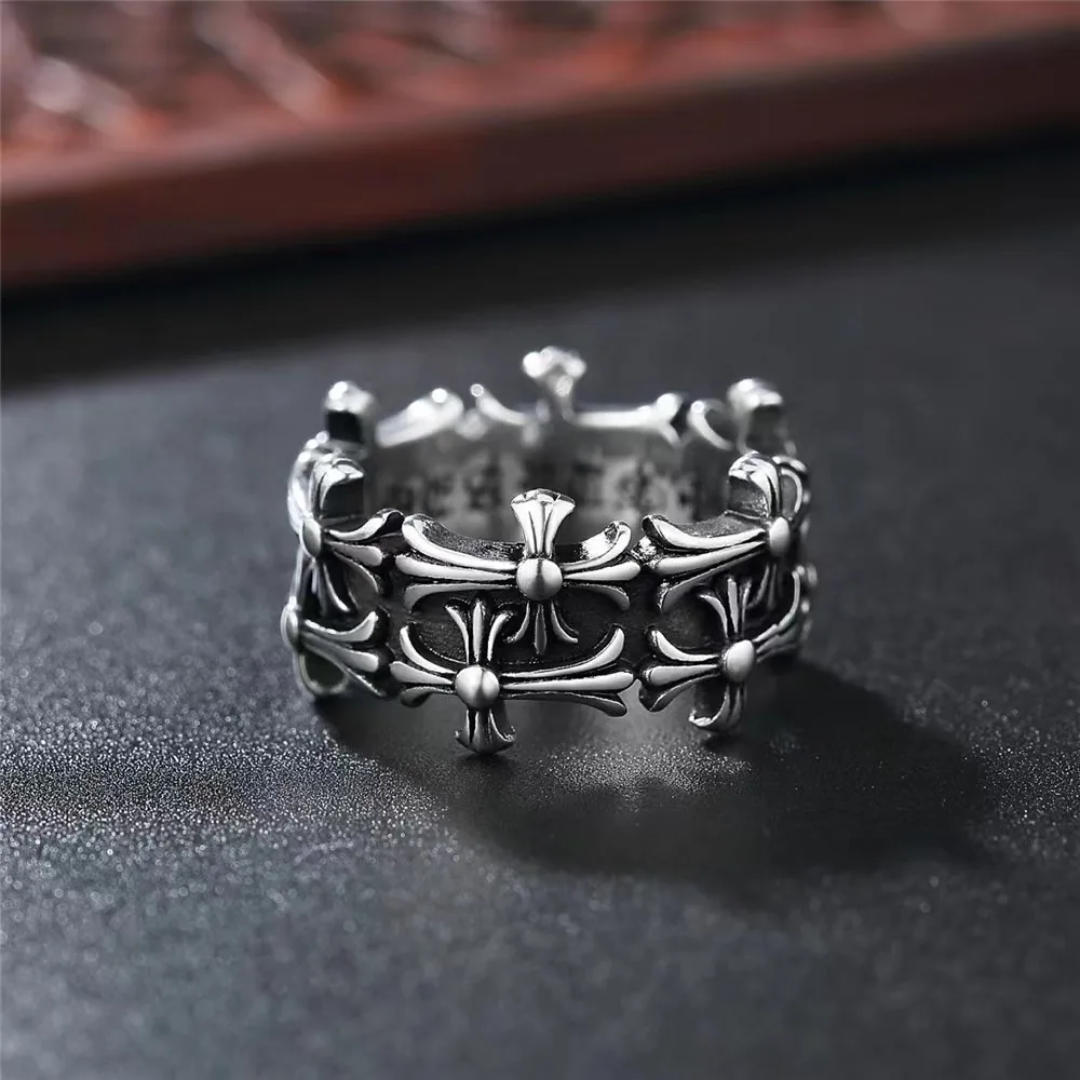 Chrome Heart inspired Ring