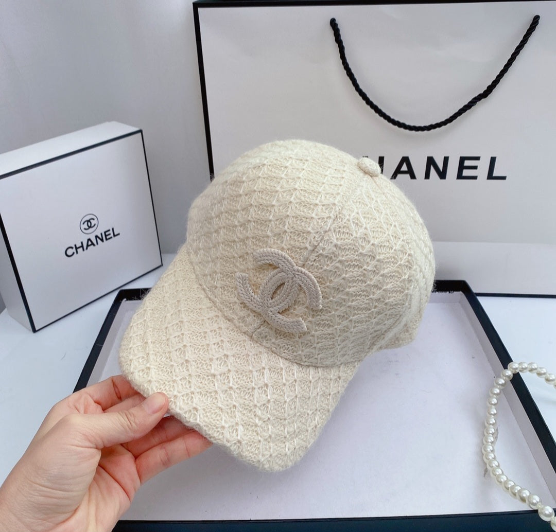 Chanel inspired baseball cap