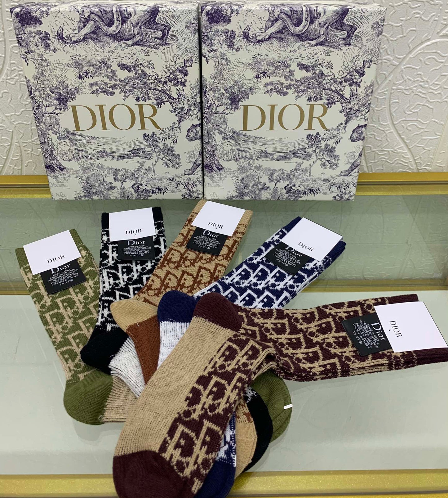 Christian Dior inspired Socks