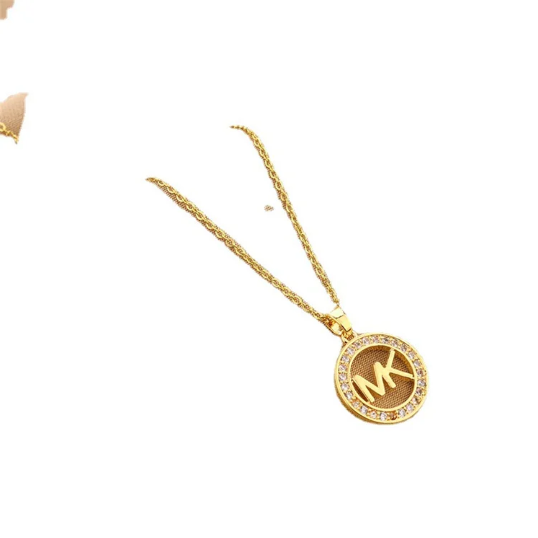 MK Designer Inspired Stainless Steel Necklace