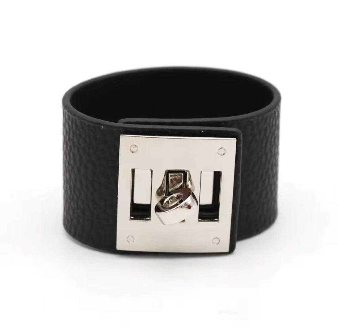 Luxury inspired cuff bracelet