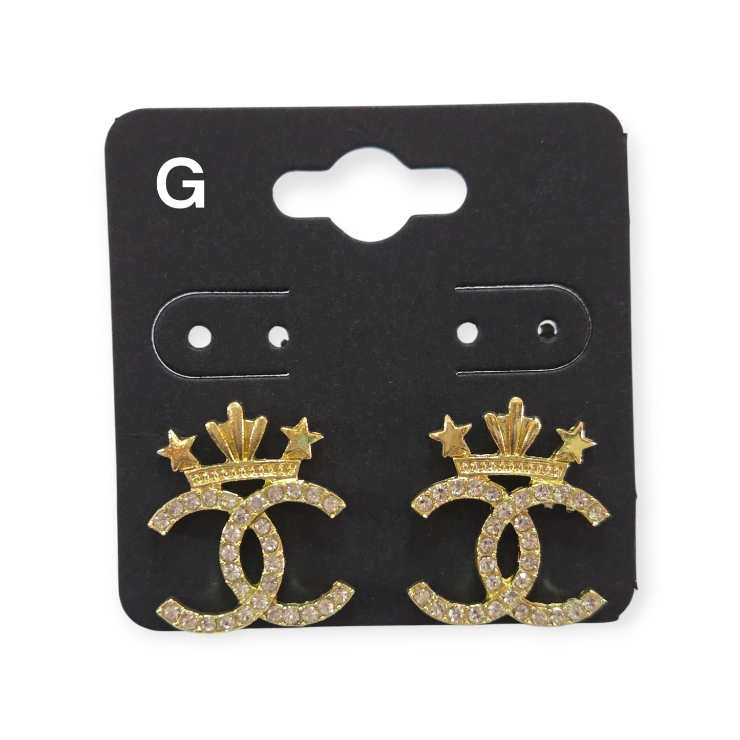 Chanel inspired earrings