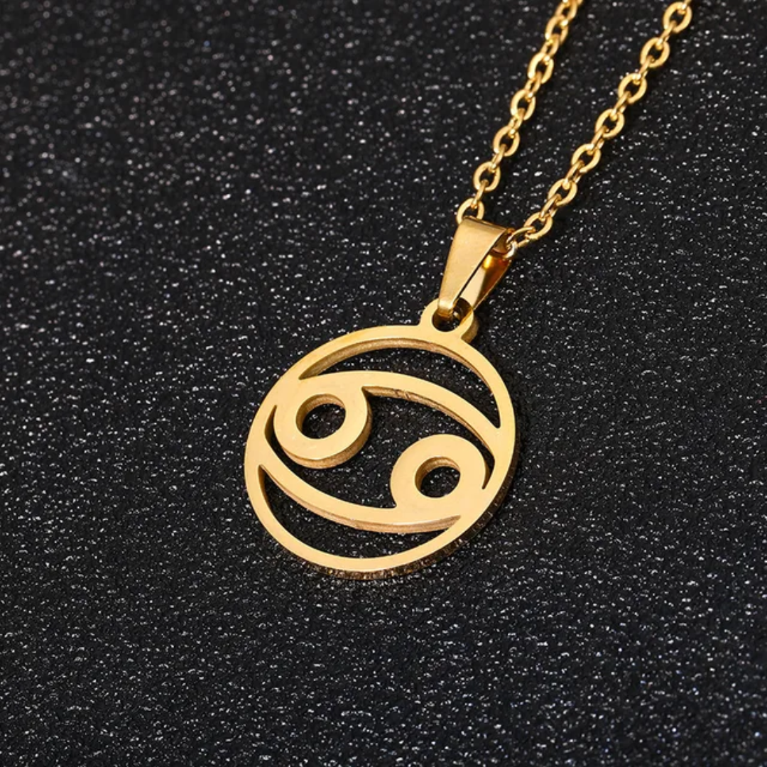 Gold Zodiac Sign Necklace