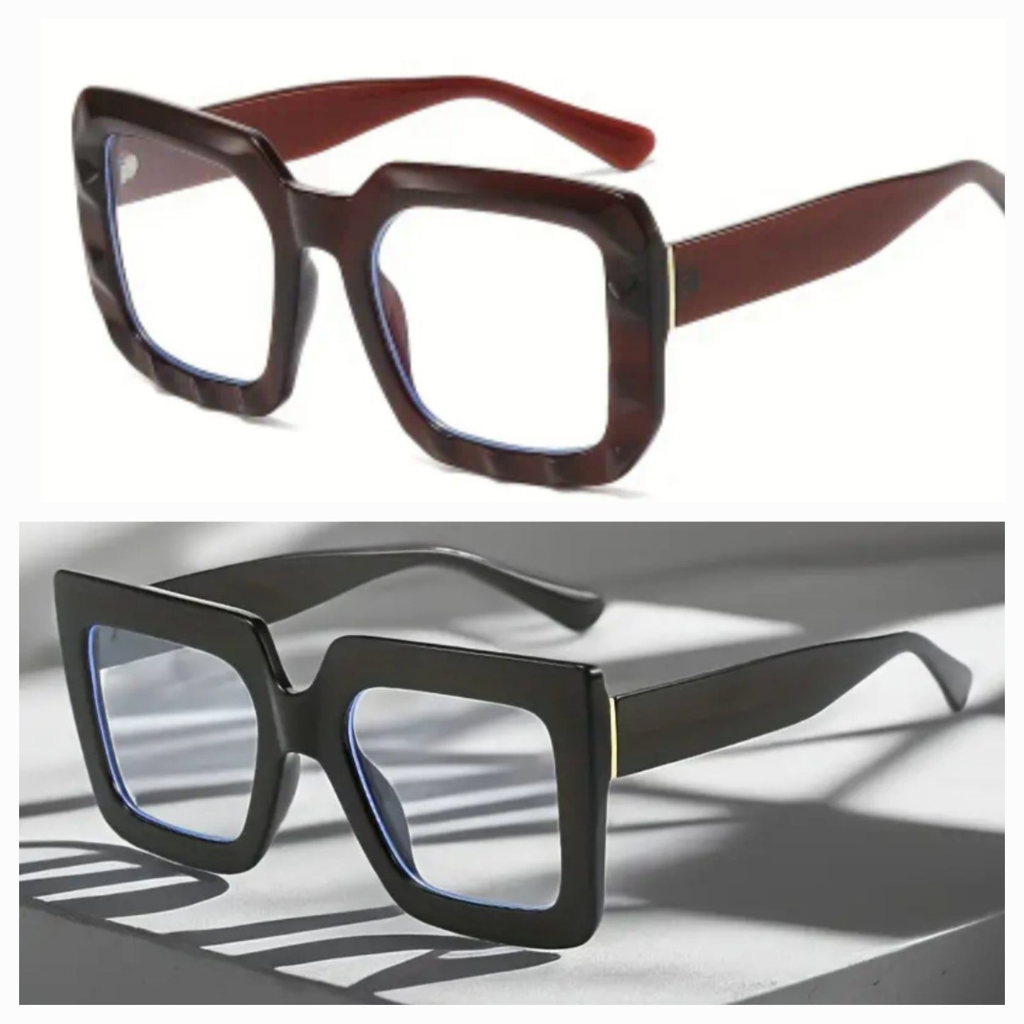 Oversized square eyewear