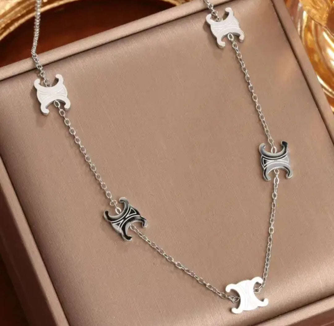Celine inspired Necklace and bracelets