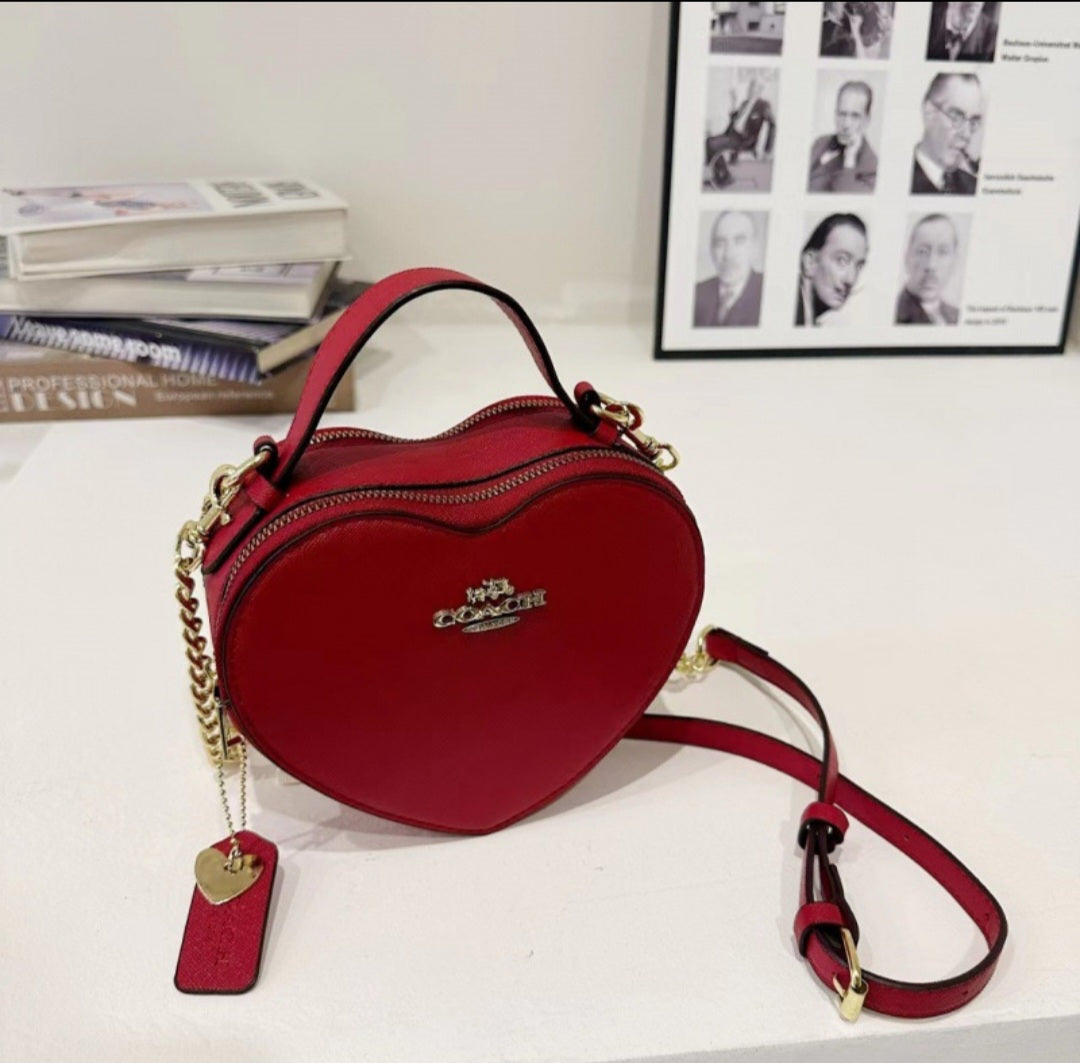 Coach Heart Shape handbag