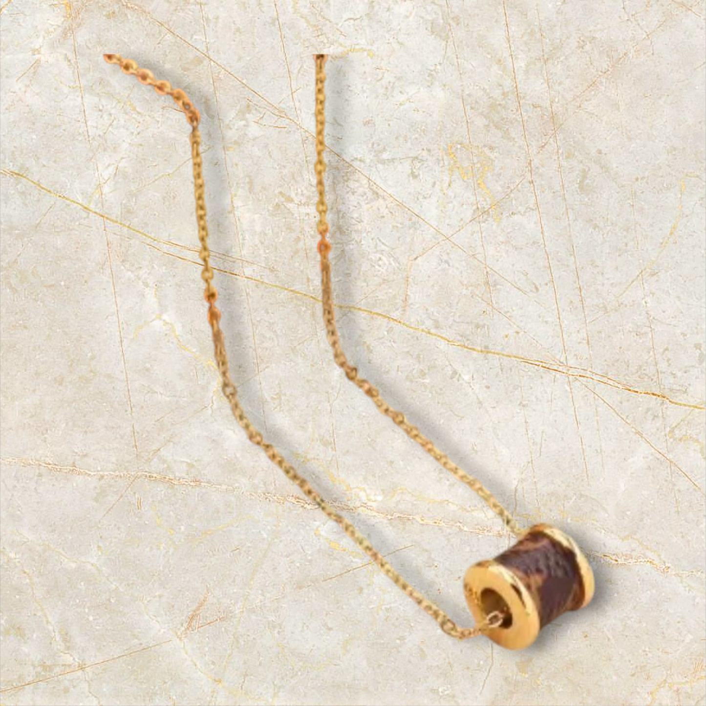 LV inspired necklace