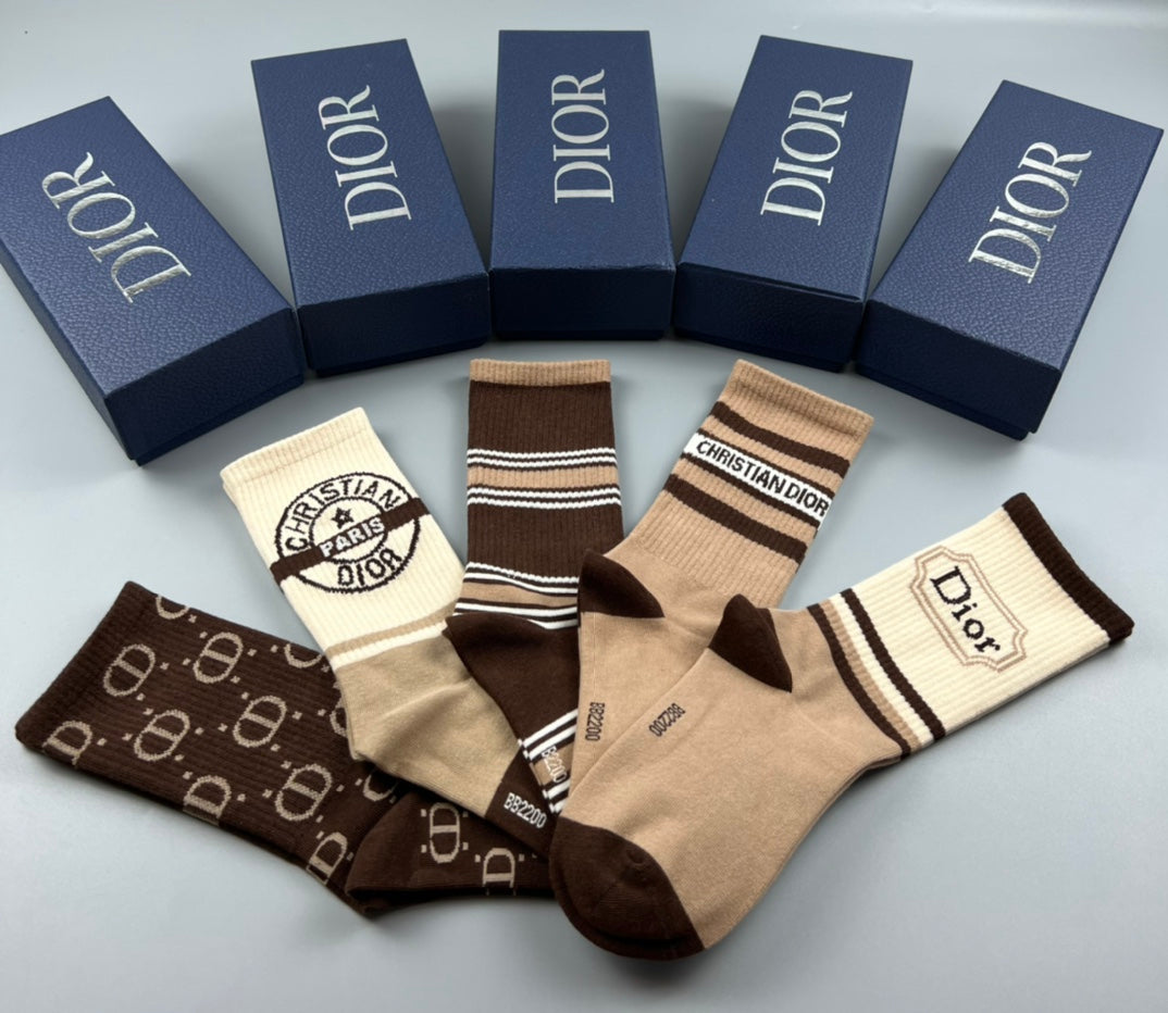 Christian Dior inspired Socks