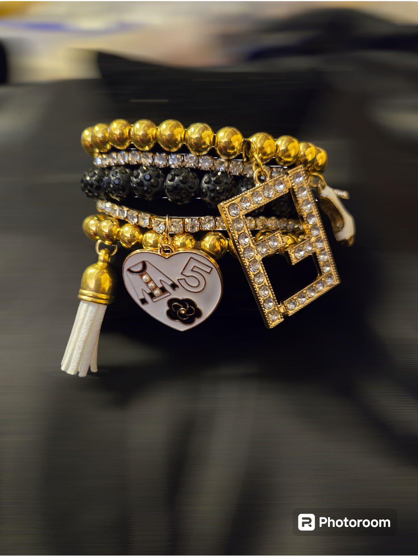 Fendi Inspired custom Made Bracelet