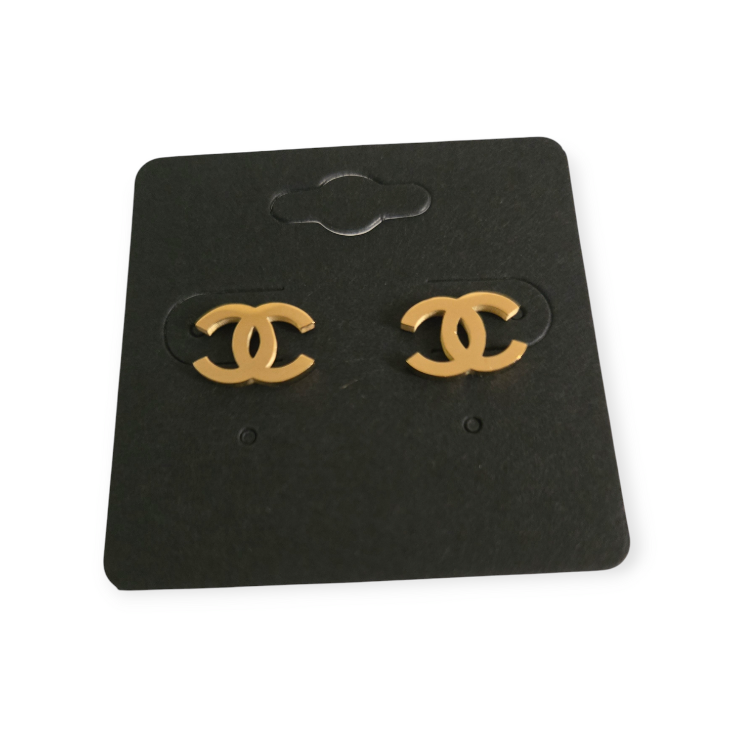 Chanel inspired stud earrings
