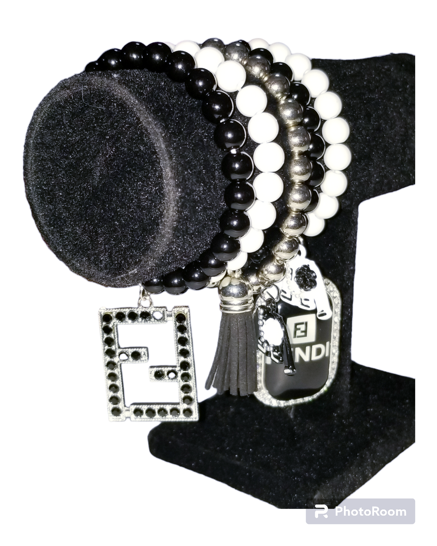 Custom made designer charm bracelet