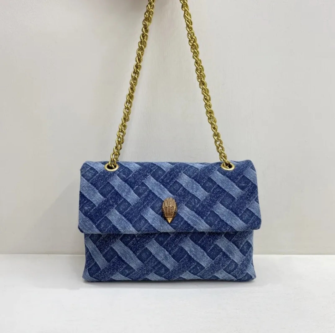 Kurt Geiger denim inspired handbag
