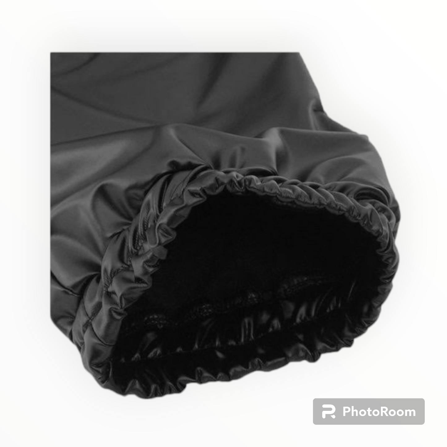 Plus size Puff sleeves faux leather 2pc joggers set