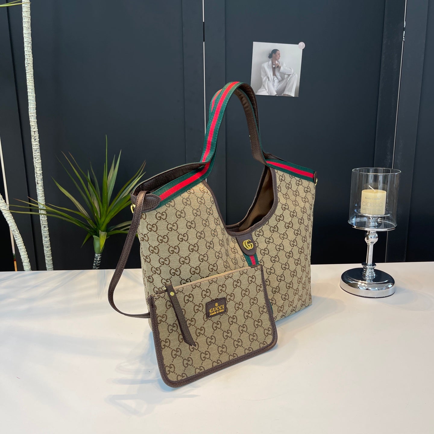 Gucci inspired Drop Shoulder Bag