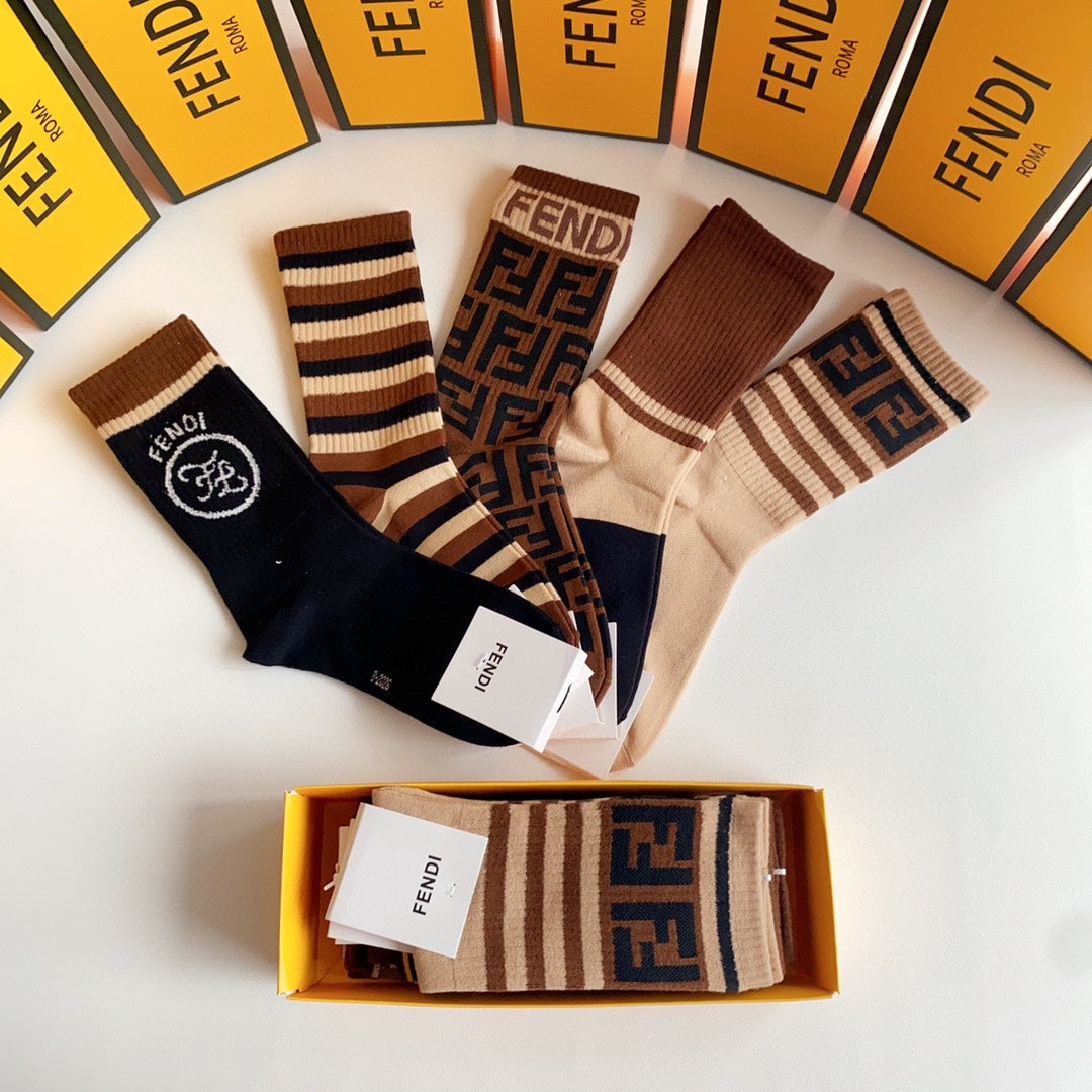 Fendi inspired Socks