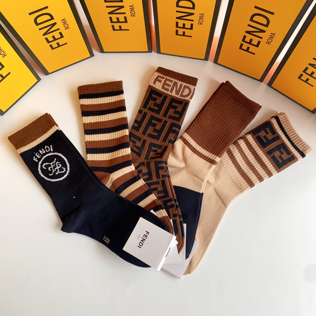 Fendi inspired Socks