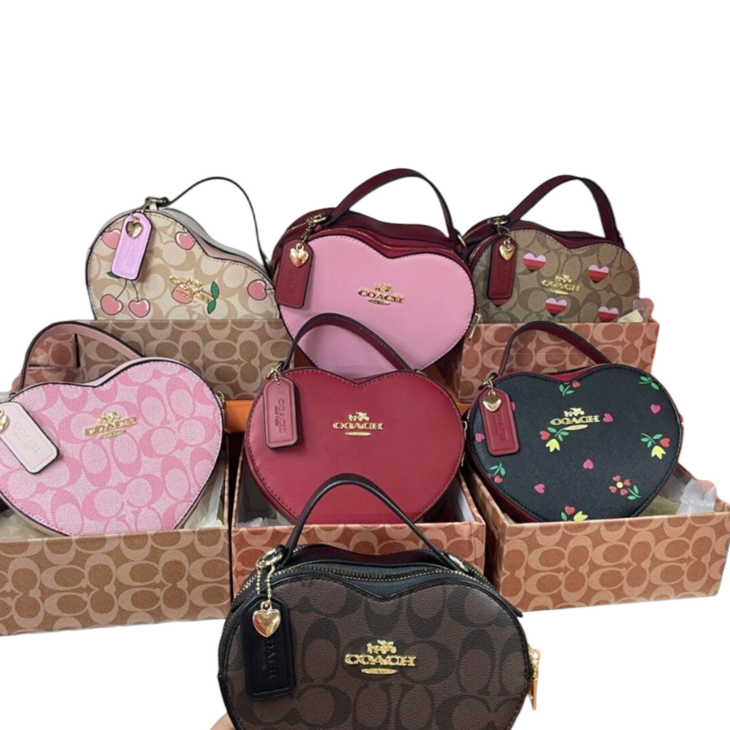 Coach Heart Shape handbag