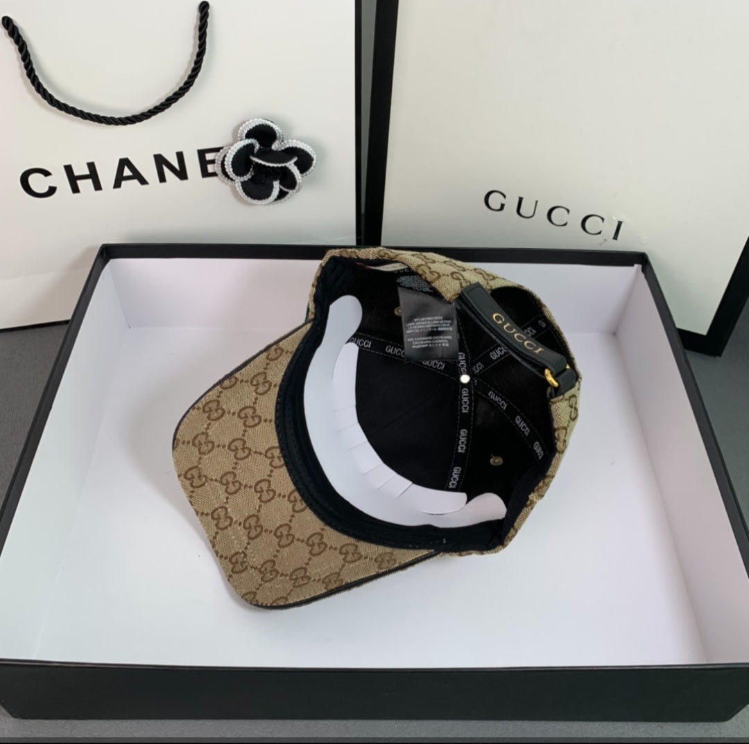 Gucci Designer Inspired Canvas Baseball Cap