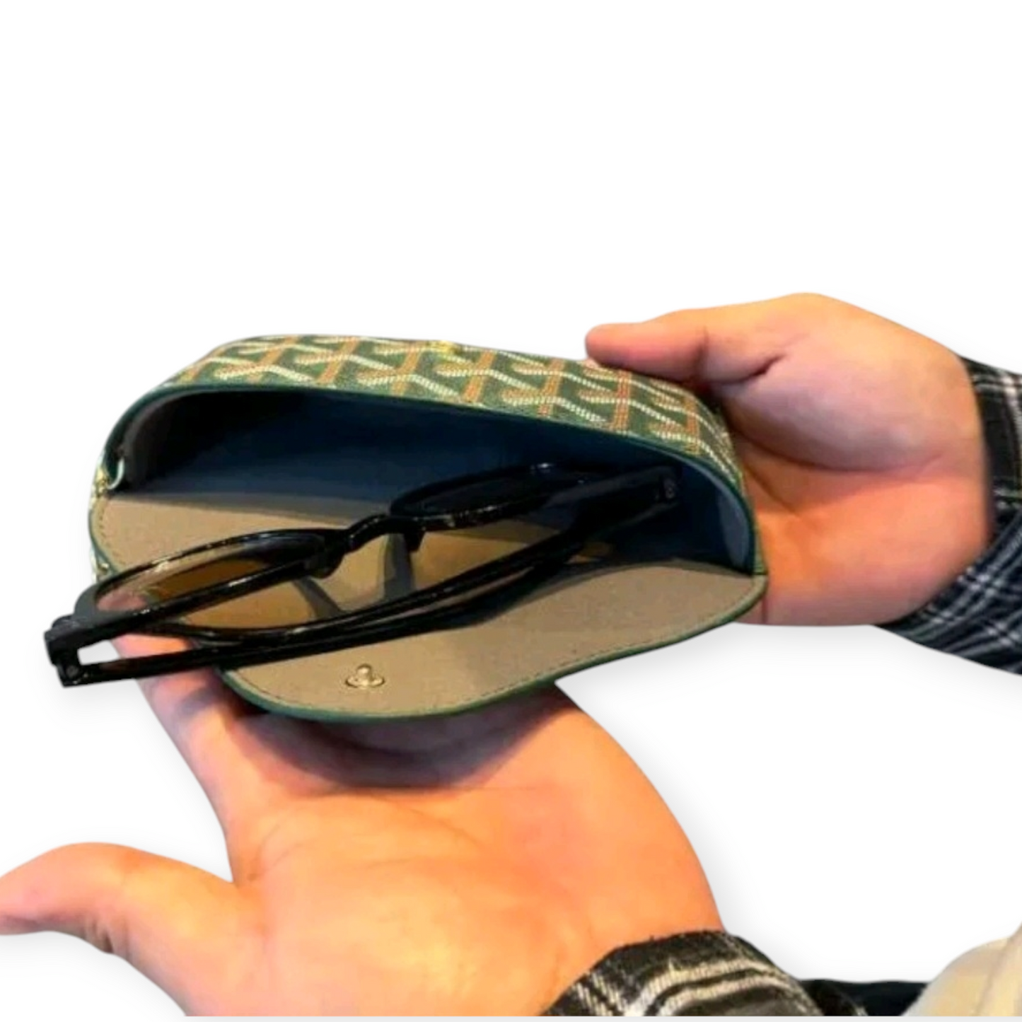 Goyard Inspired eyewear case and holder 7*4"