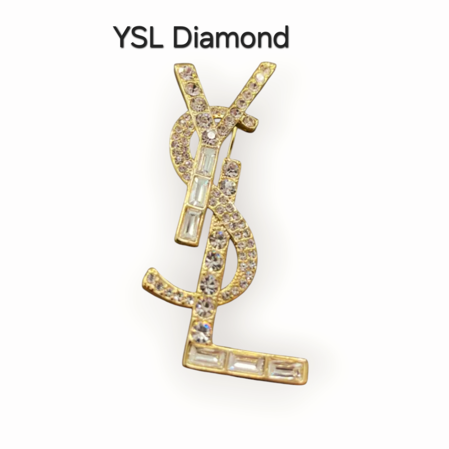 YSL. Designer Inspired Brooches