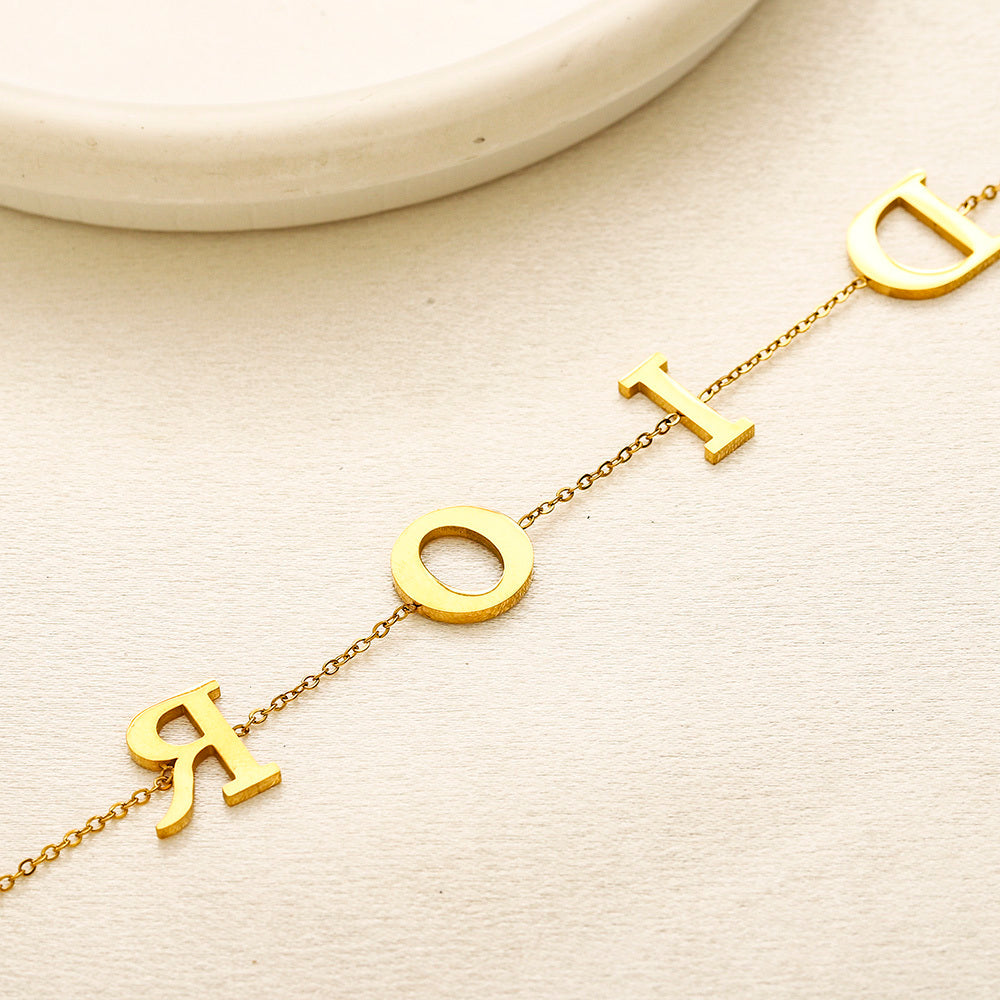 Christian Dior Inspired Necklace and Bracelet