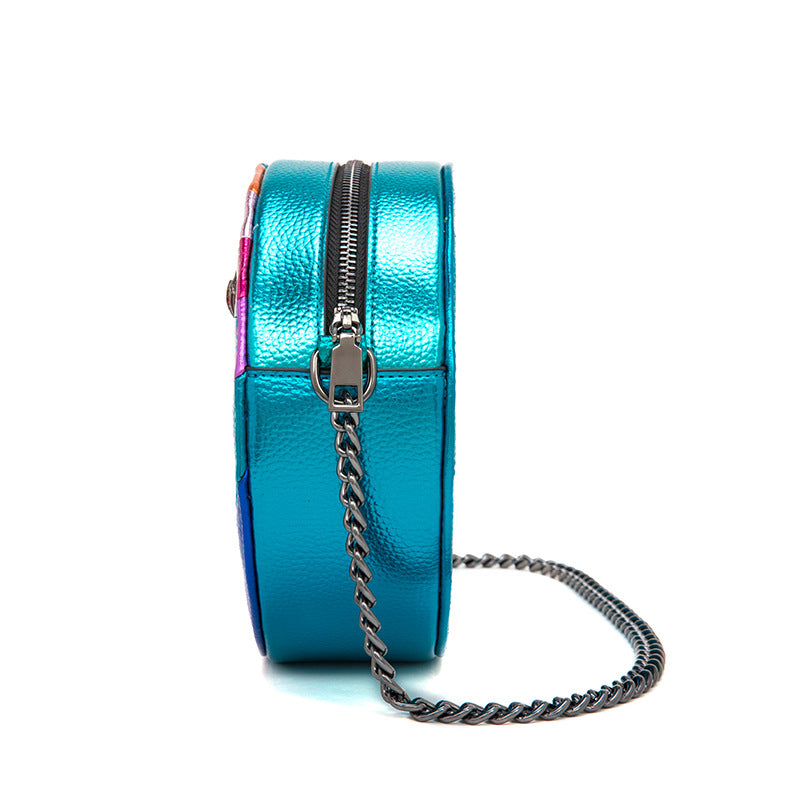 Kurt Geiger rainbow round handbag
