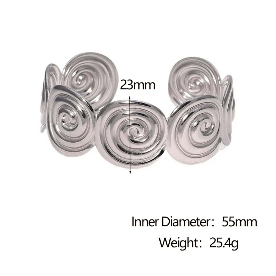 Spiral Cuff Bracelet