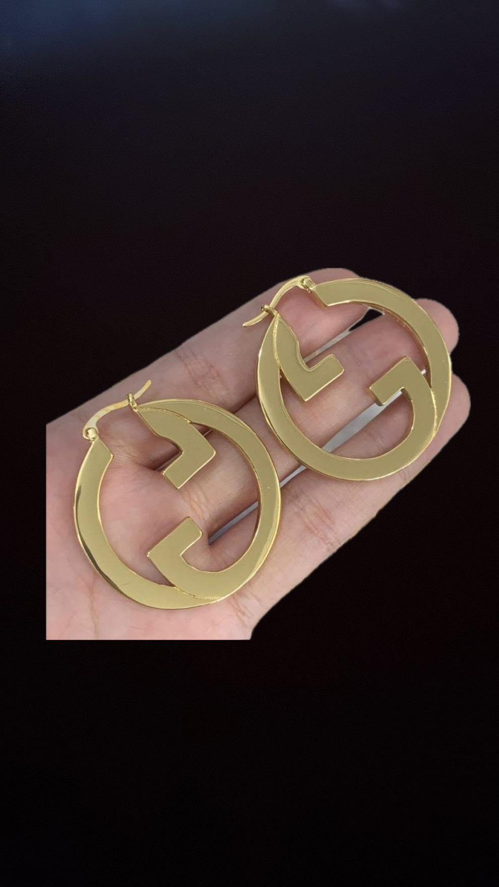 Gucci inspire Hoop Earrings