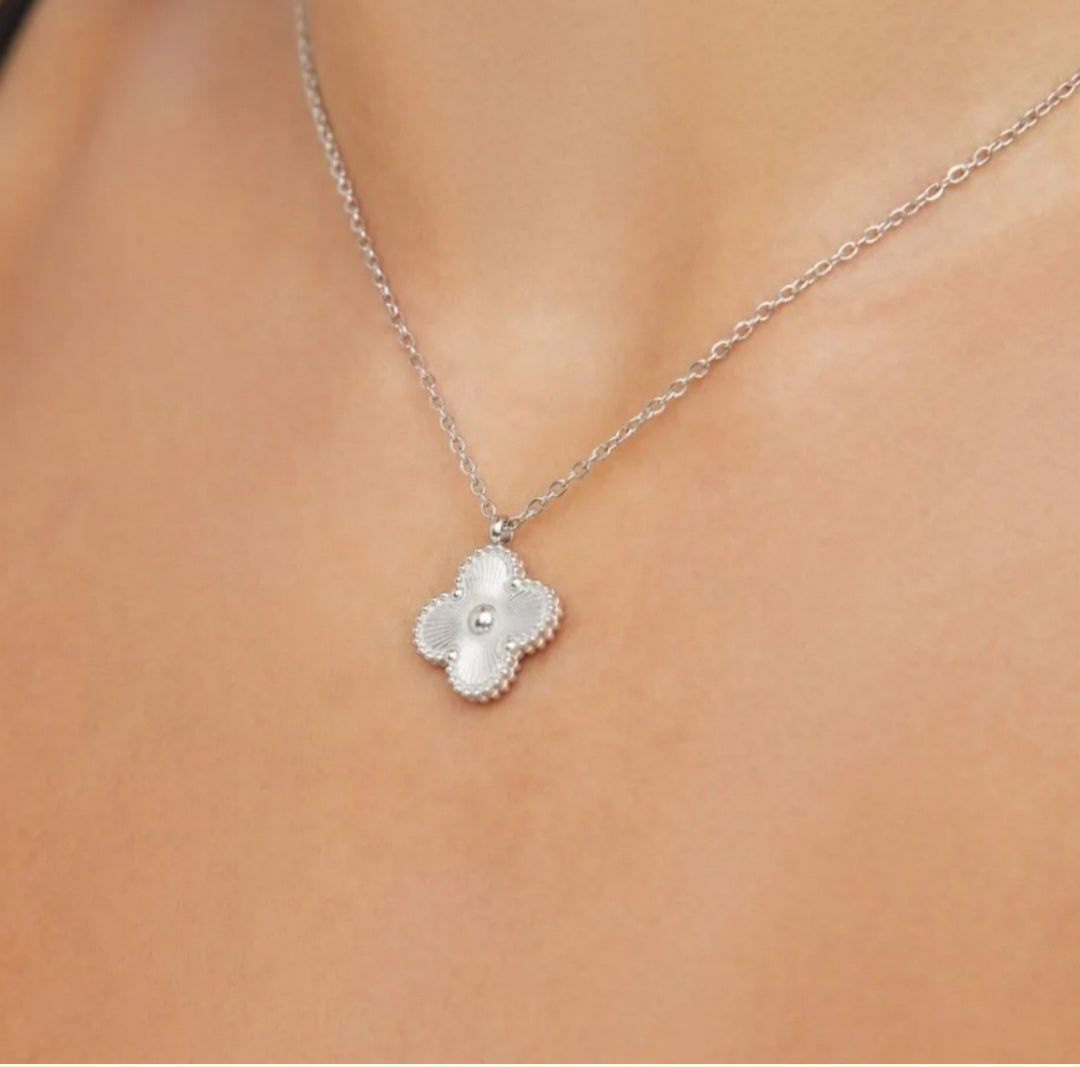 Van Cleef inspired Lazer Gold and Silver Jewelry Collection