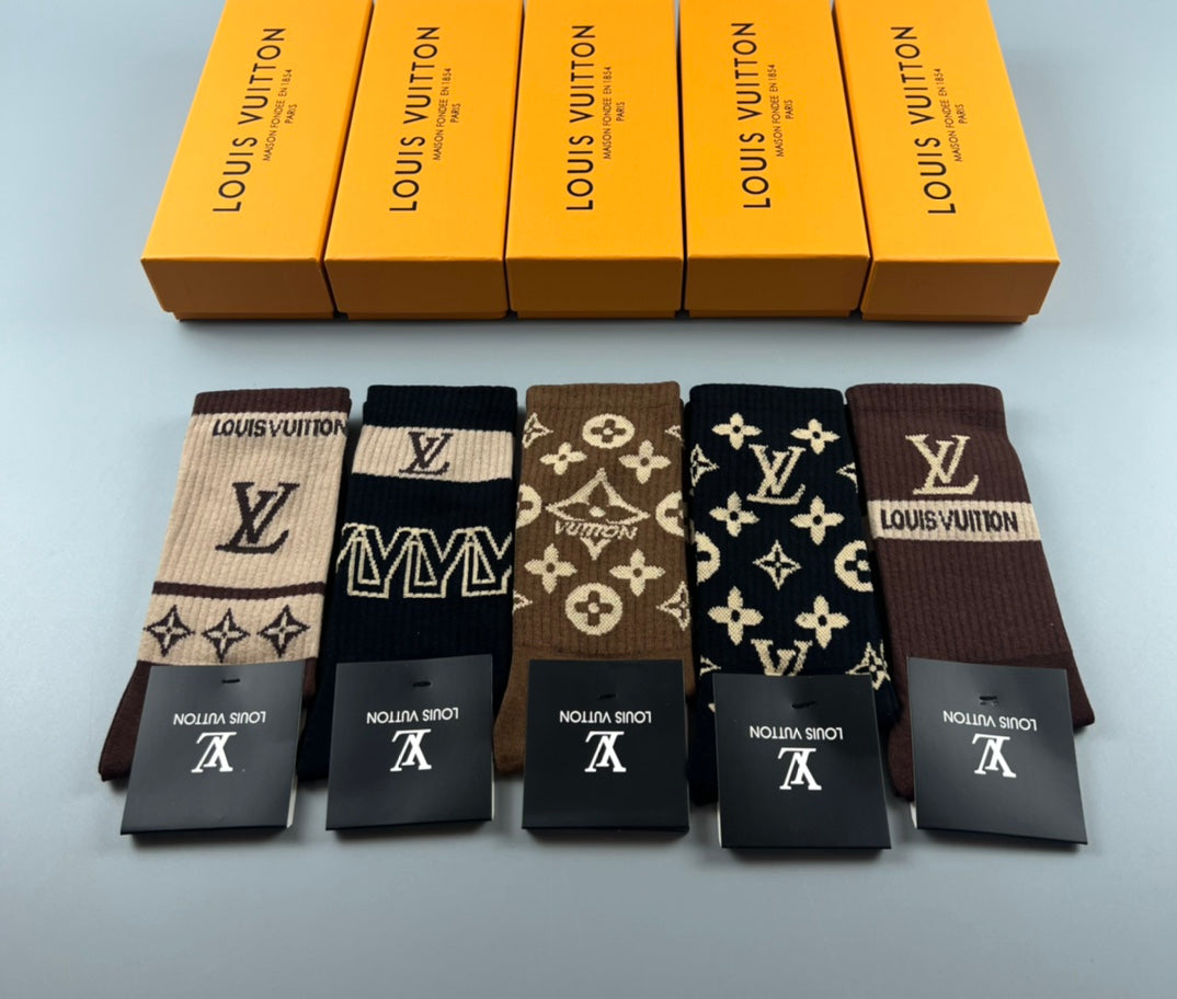 LV inspired Socks