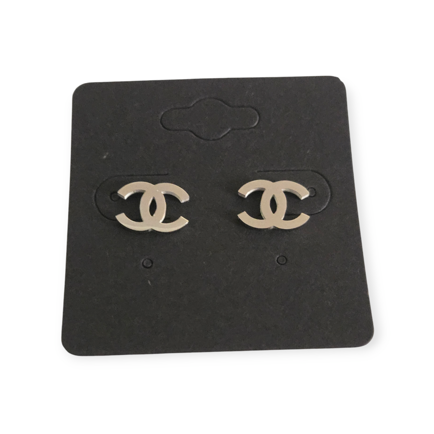 Chanel inspired stud earrings